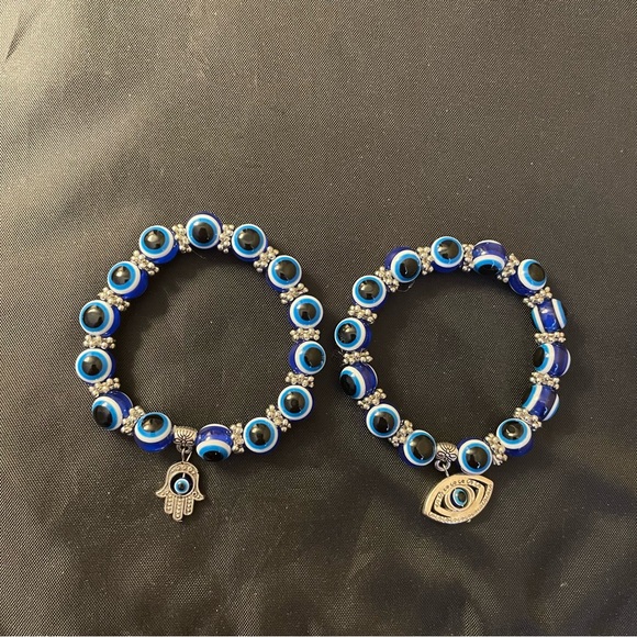 Hamsa and Third Eye Charm Bracelet Bundle - Picture 1 of 2